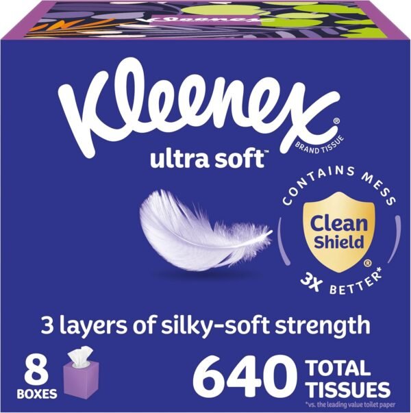 81zqUIVxVOL._AC_SL1500_ Kleenex Ultra Soft Facial Tissues Review The Ultimate 3 Ply Comfort for Allergy Season